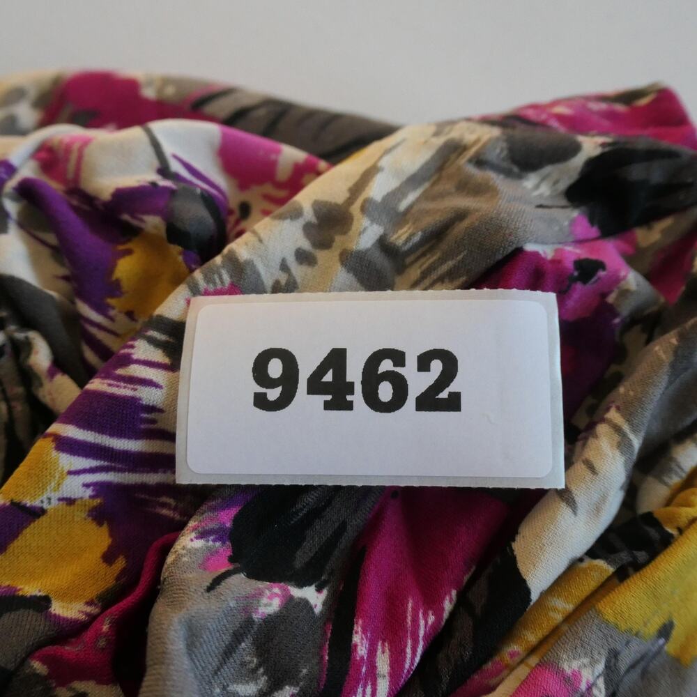 Kohls Floral Dress Womens Large Multicolor Fit Flare Knee Length Flutter Sleeve - Picture 12 of 12